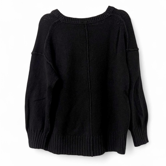 Free People Brookside Tunic Sweater Black XS - Picture 5 of 14